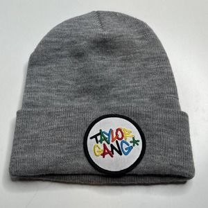 NEW Yupoong Taylor Gang Boys Gray Beanie Hat One Size